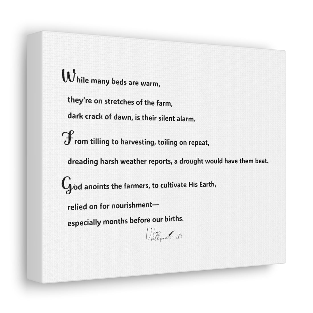 Canvas Gallery Wraps