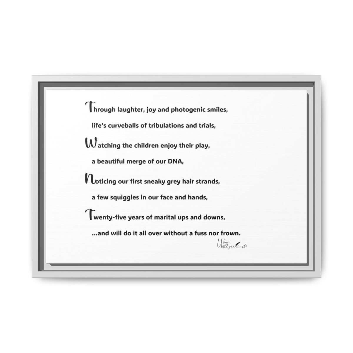 Matte Canvas, Framed (Multi-color)