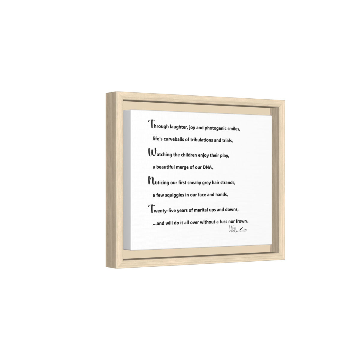 Matte Canvas, Framed (Multi-color)