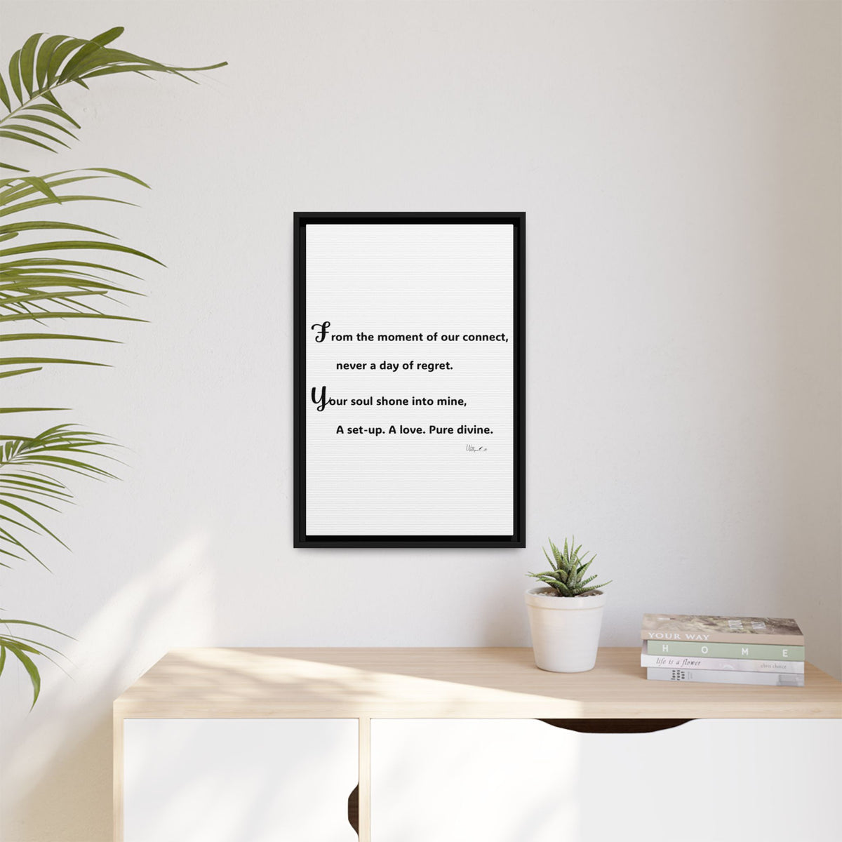 Matte Canvas, Framed (Multi-color)