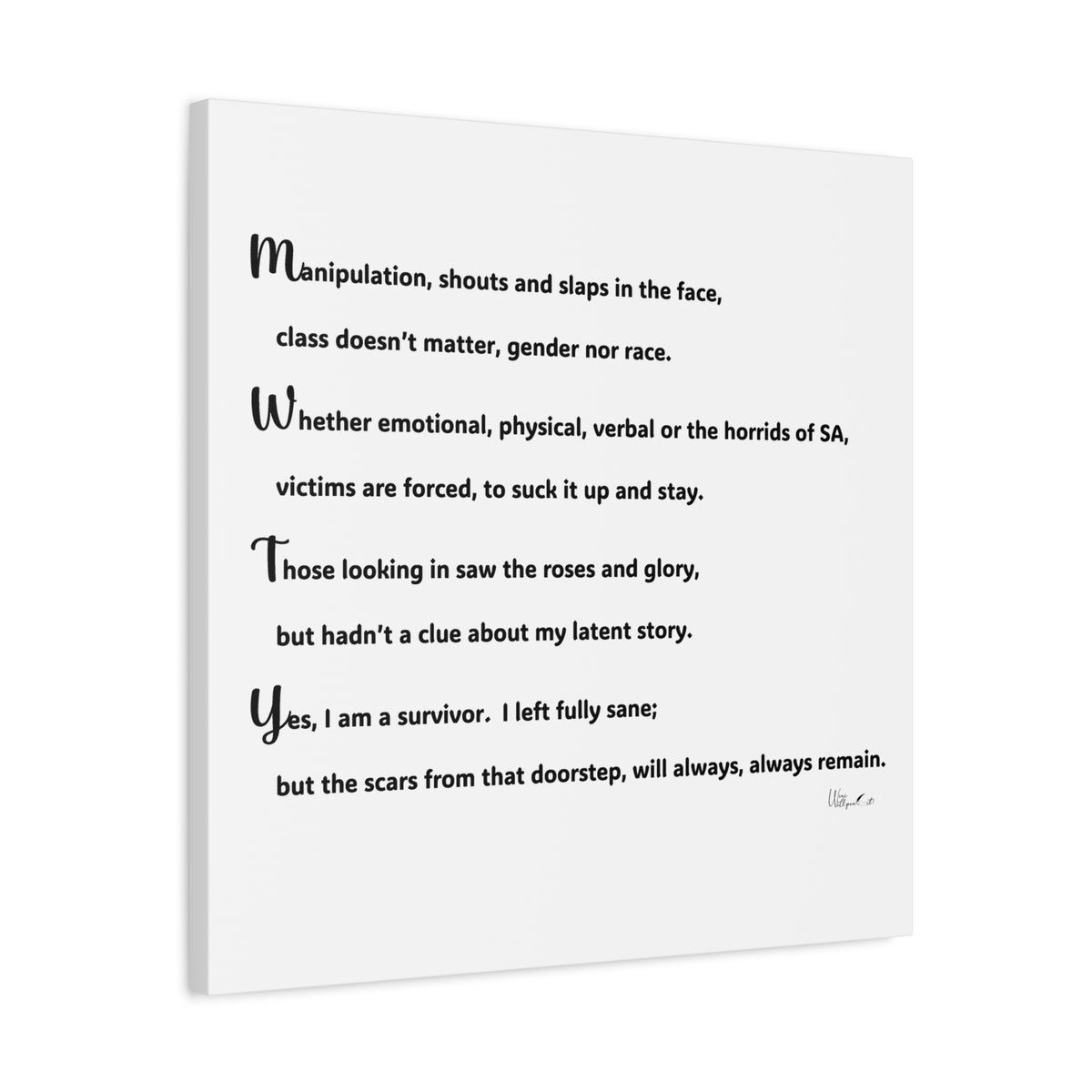 Matte Canvas, Stretched, 1.25"