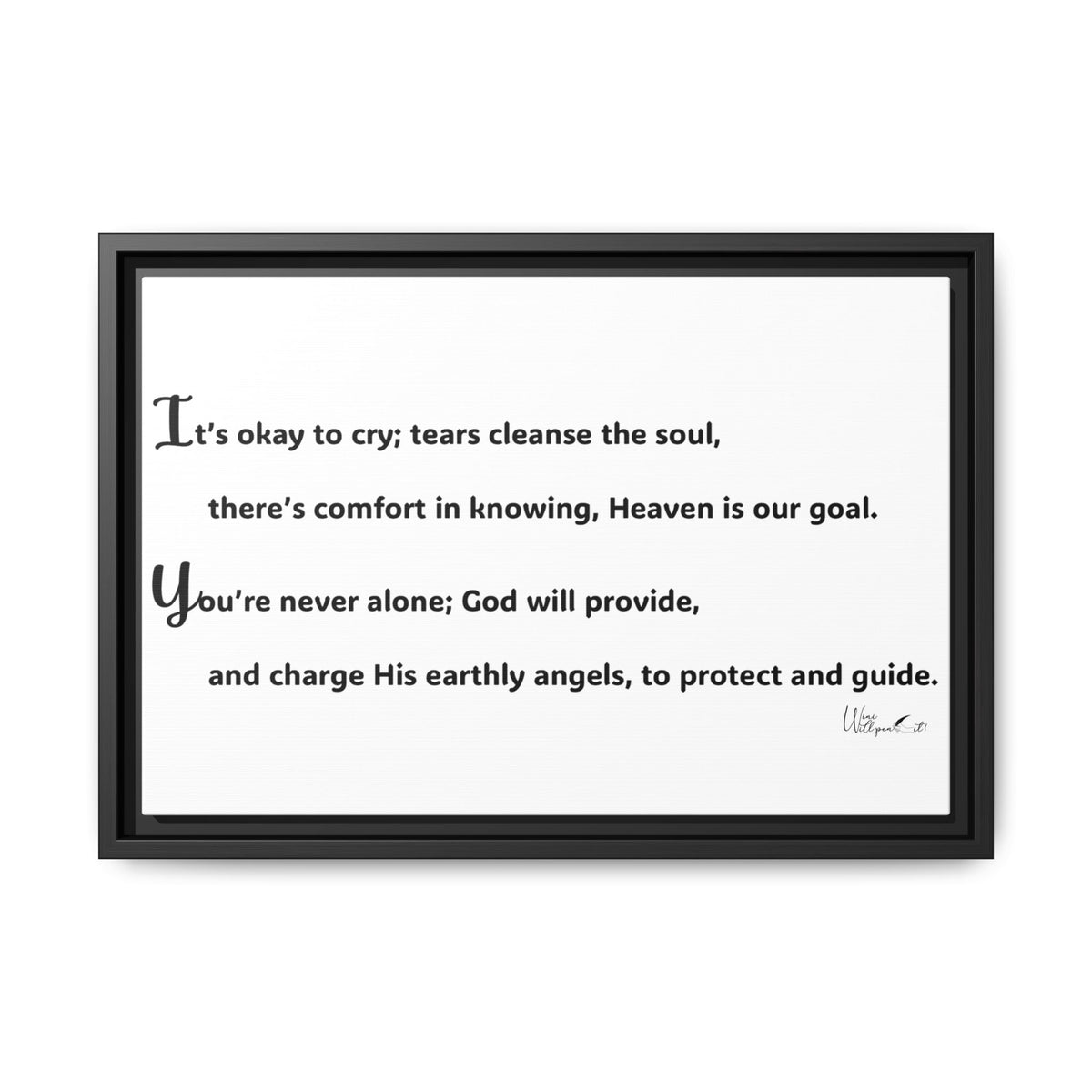 Matte Canvas, Framed (Multi-color)