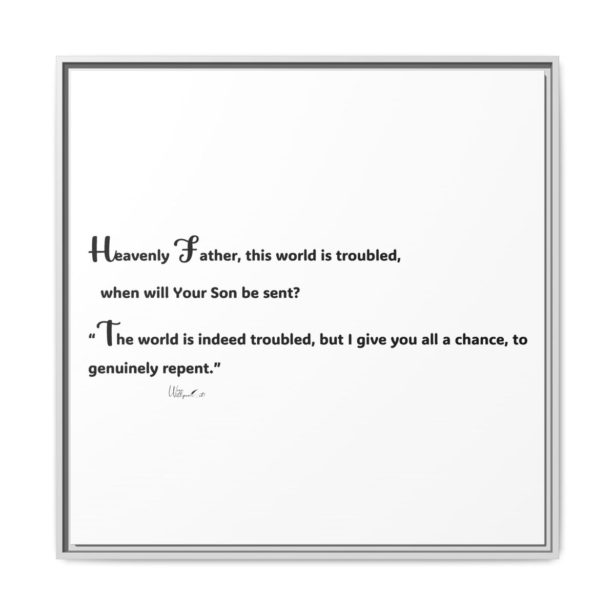 Matte Canvas, Framed (Multi-color)