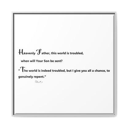Matte Canvas, Framed (Multi-color)