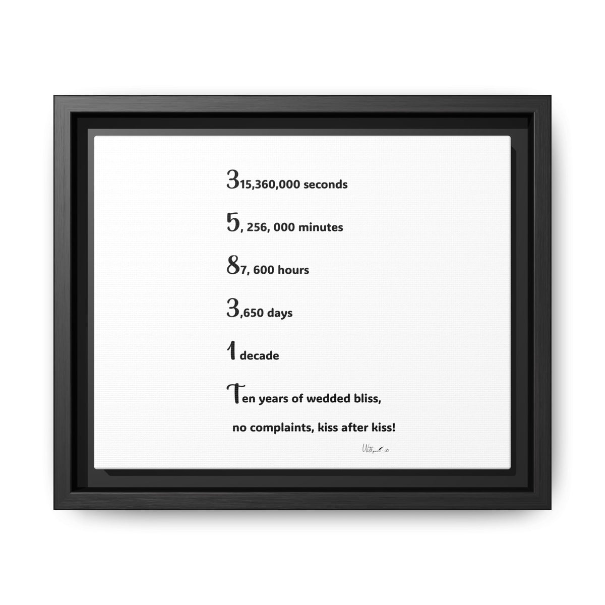 Matte Canvas, Framed (Multi-color)