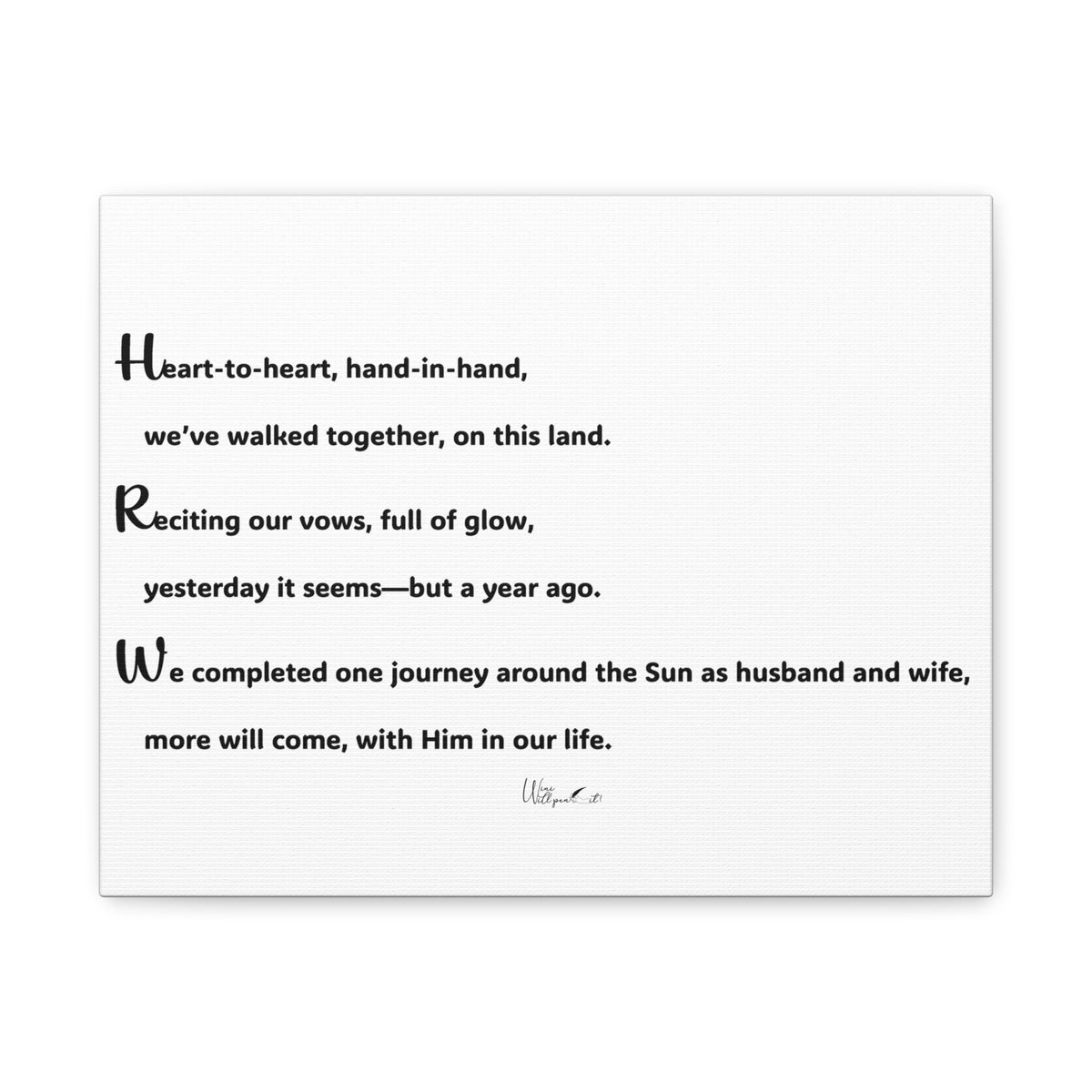 Matte Canvas, Stretched, 1.25"