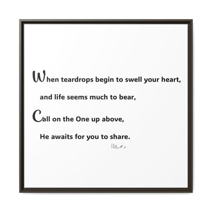 Matte Canvas, Framed (Multi-color)