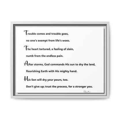 Matte Canvas, Framed (Multi-color)