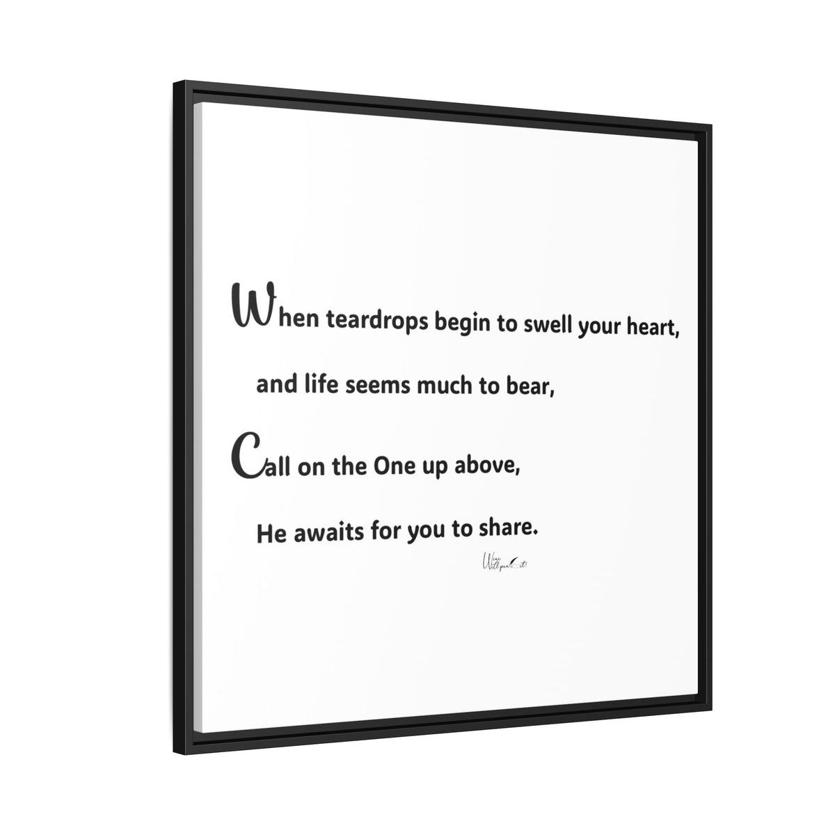 Matte Canvas, Framed (Multi-color)