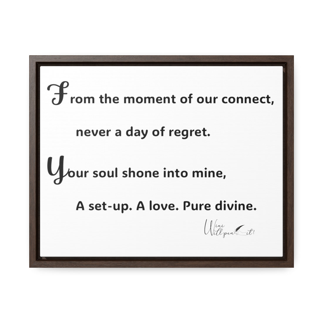 Gallery Canvas Wraps, Horizontal Frame