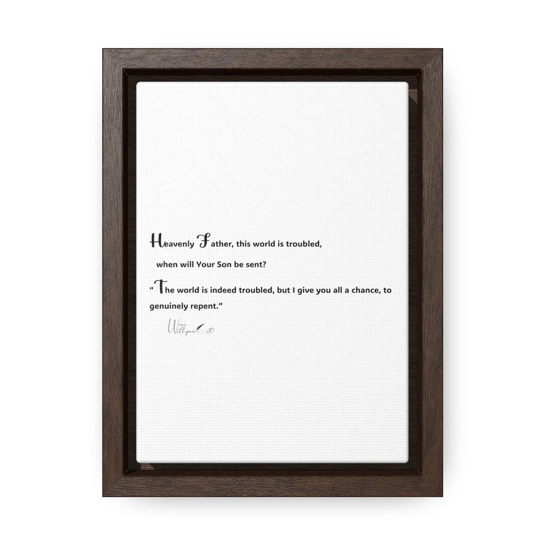 Gallery Canvas Wraps, Vertical Frame