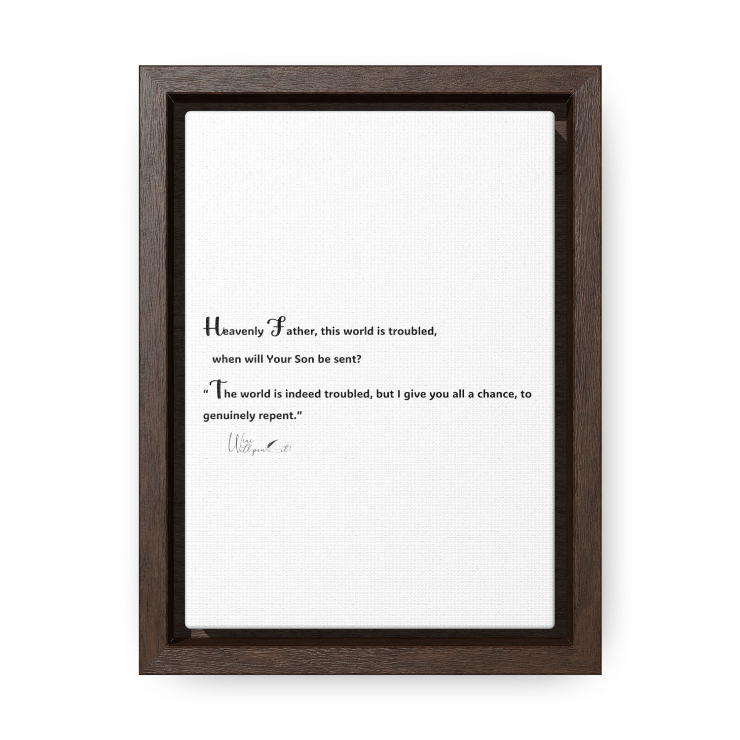 Gallery Canvas Wraps, Vertical Frame