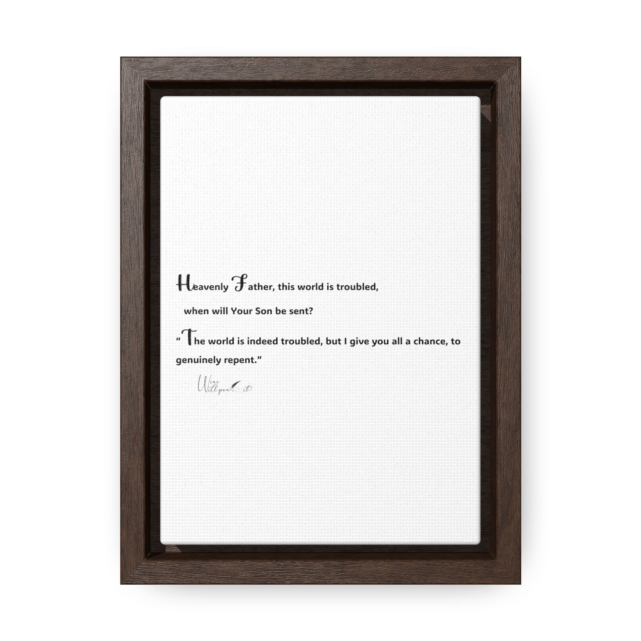 Gallery Canvas Wraps, Vertical Frame