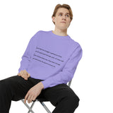 Unisex Garment-Dyed Sweatshirt