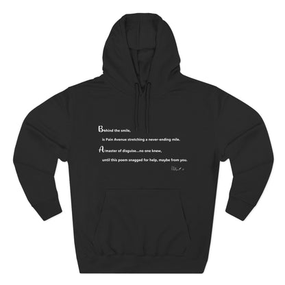 Three-Panel Fleece Hoodie