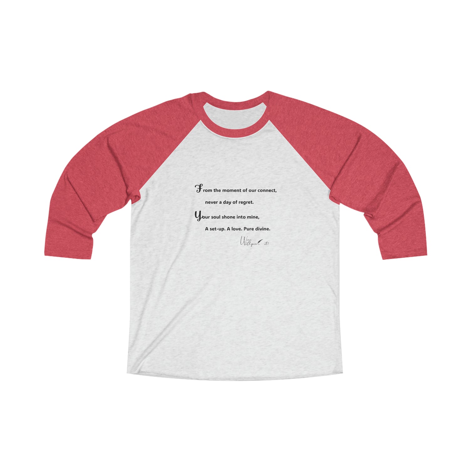 Unisex Tri-Blend 3\4 Raglan Tee