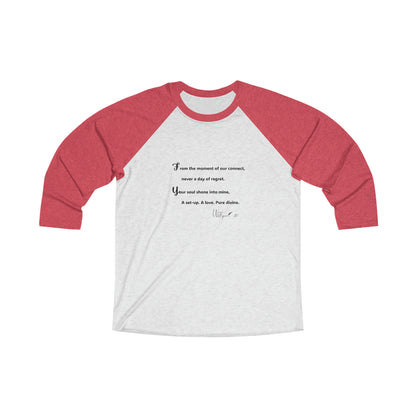 Unisex Tri-Blend 3\4 Raglan Tee