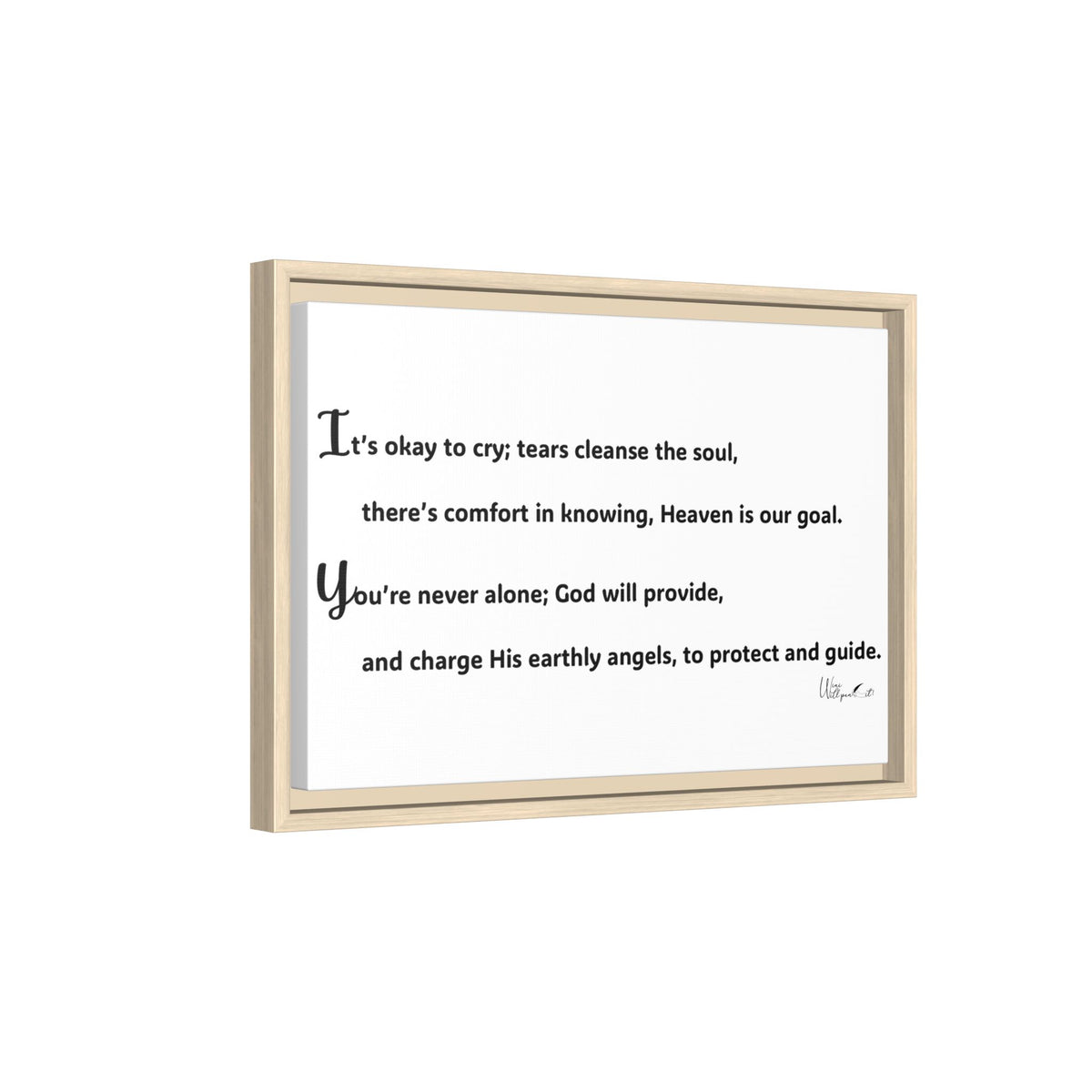 Matte Canvas, Framed (Multi-color)