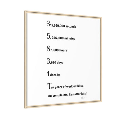 Matte Canvas, Framed (Multi-color)