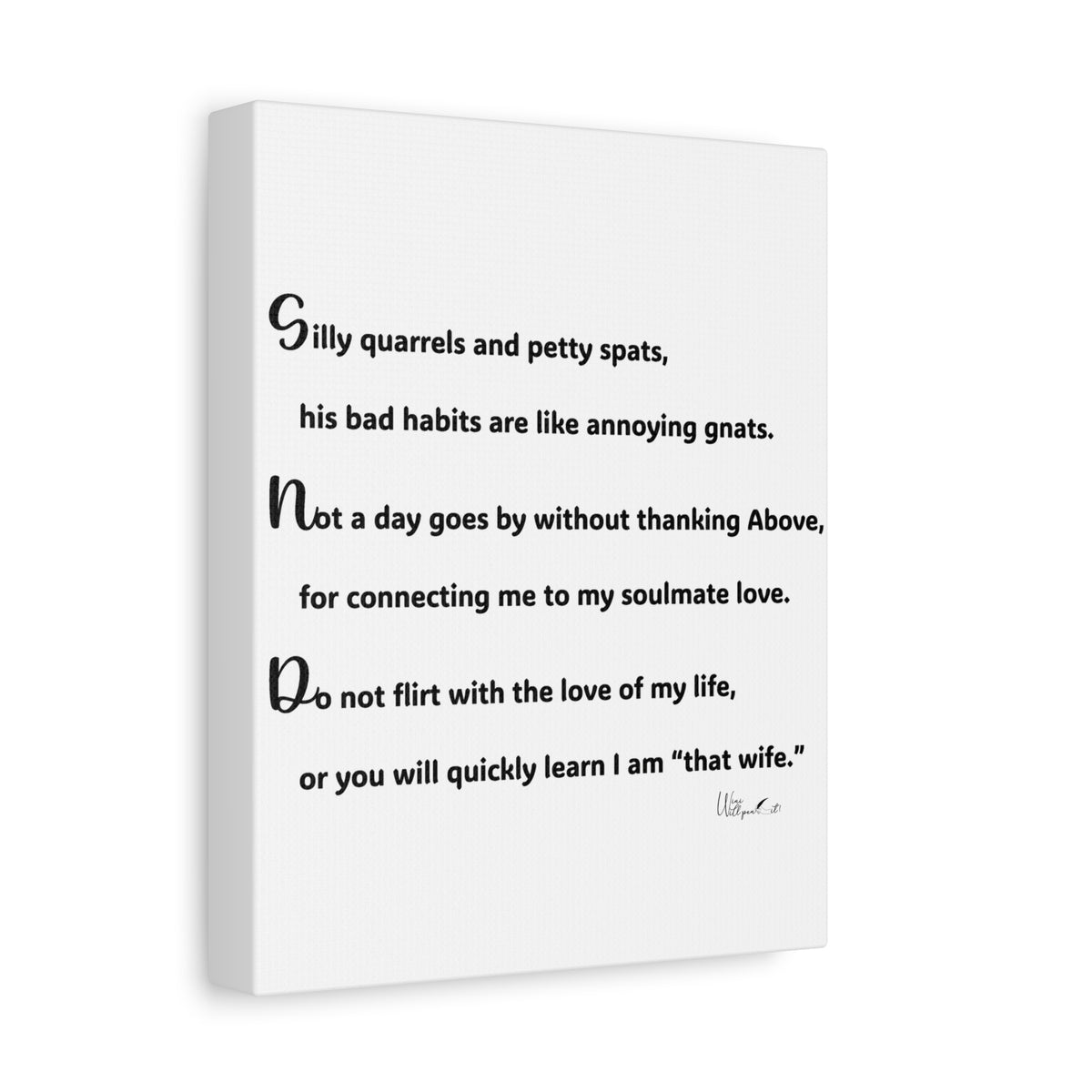 Matte Canvas, Stretched, 1.25"