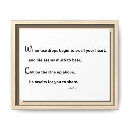 Matte Canvas, Framed (Multi-color)