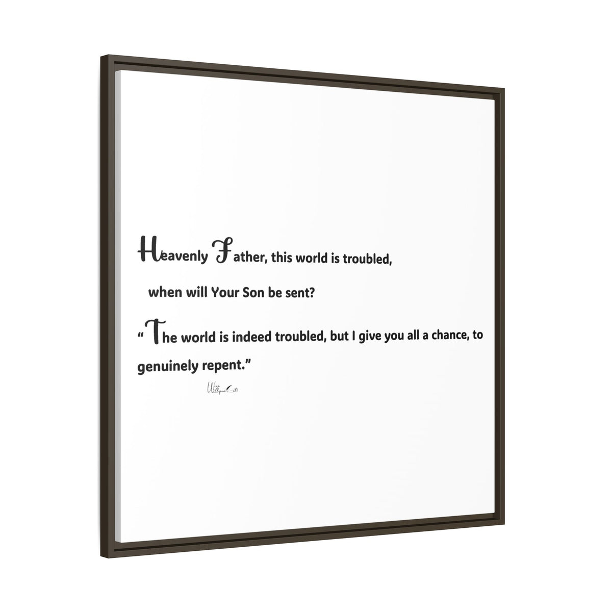 Matte Canvas, Framed (Multi-color)