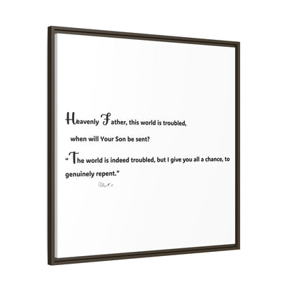 Matte Canvas, Framed (Multi-color)