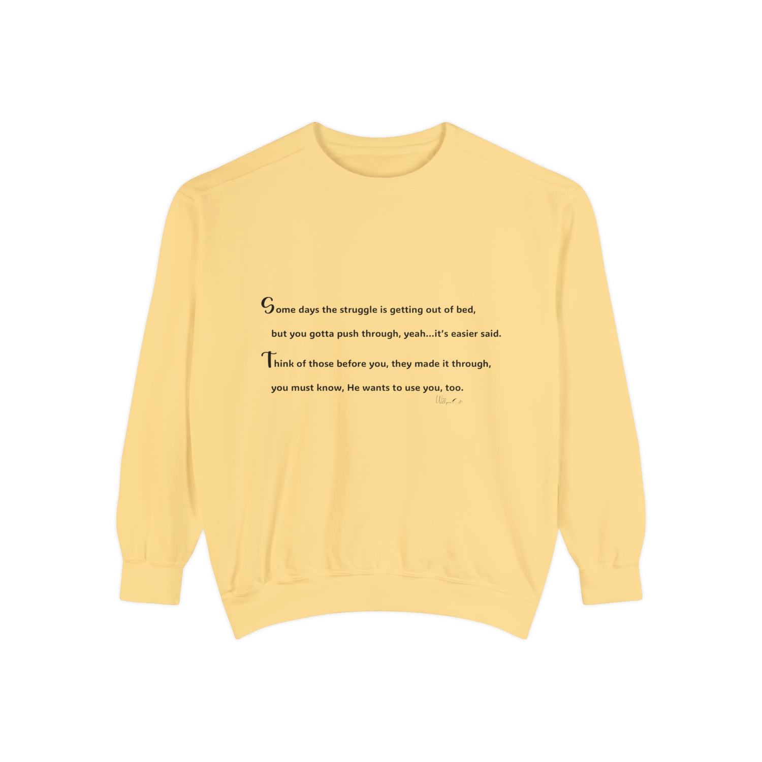 Unisex Garment-Dyed Sweatshirt