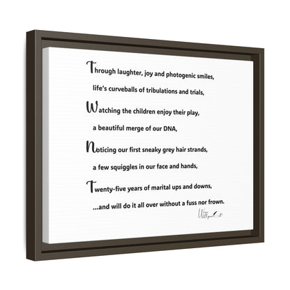 Matte Canvas, Framed (Multi-color)