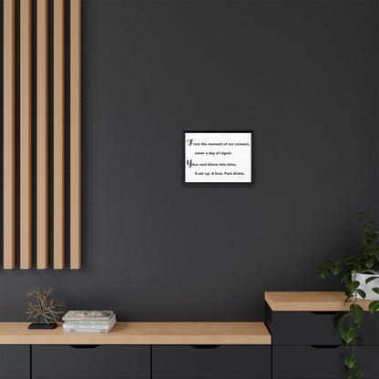 Matte Canvas, Framed (Multi-color)