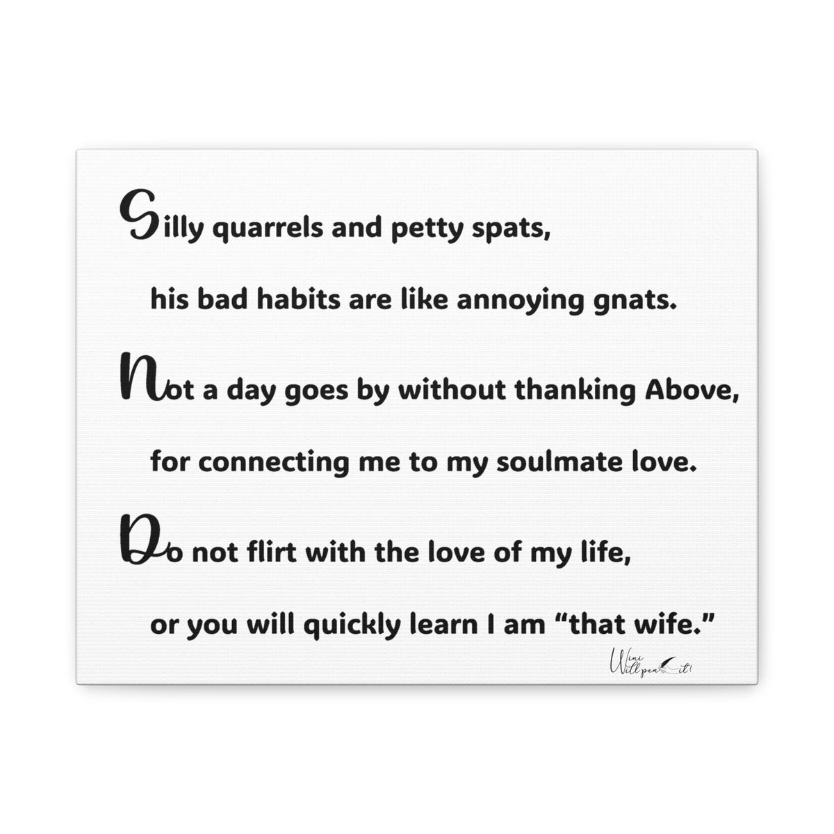 Matte Canvas, Stretched, 1.25"