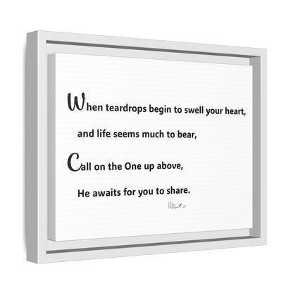 Matte Canvas, Framed (Multi-color)