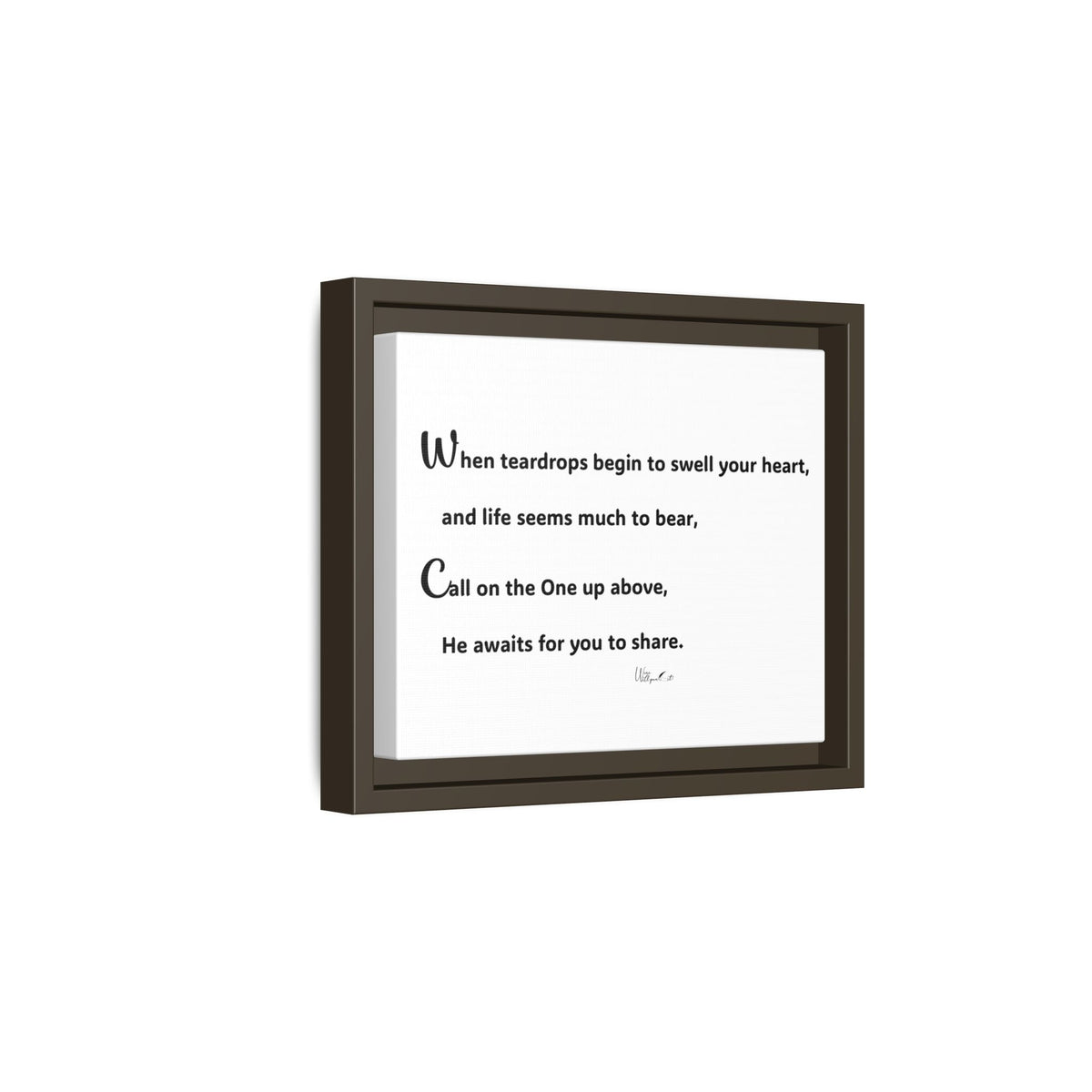 Matte Canvas, Framed (Multi-color)