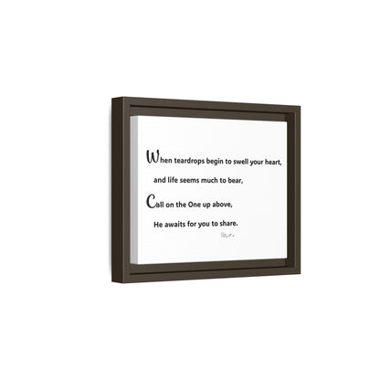Matte Canvas, Framed (Multi-color)