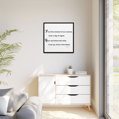 Matte Canvas, Framed (Multi-color)