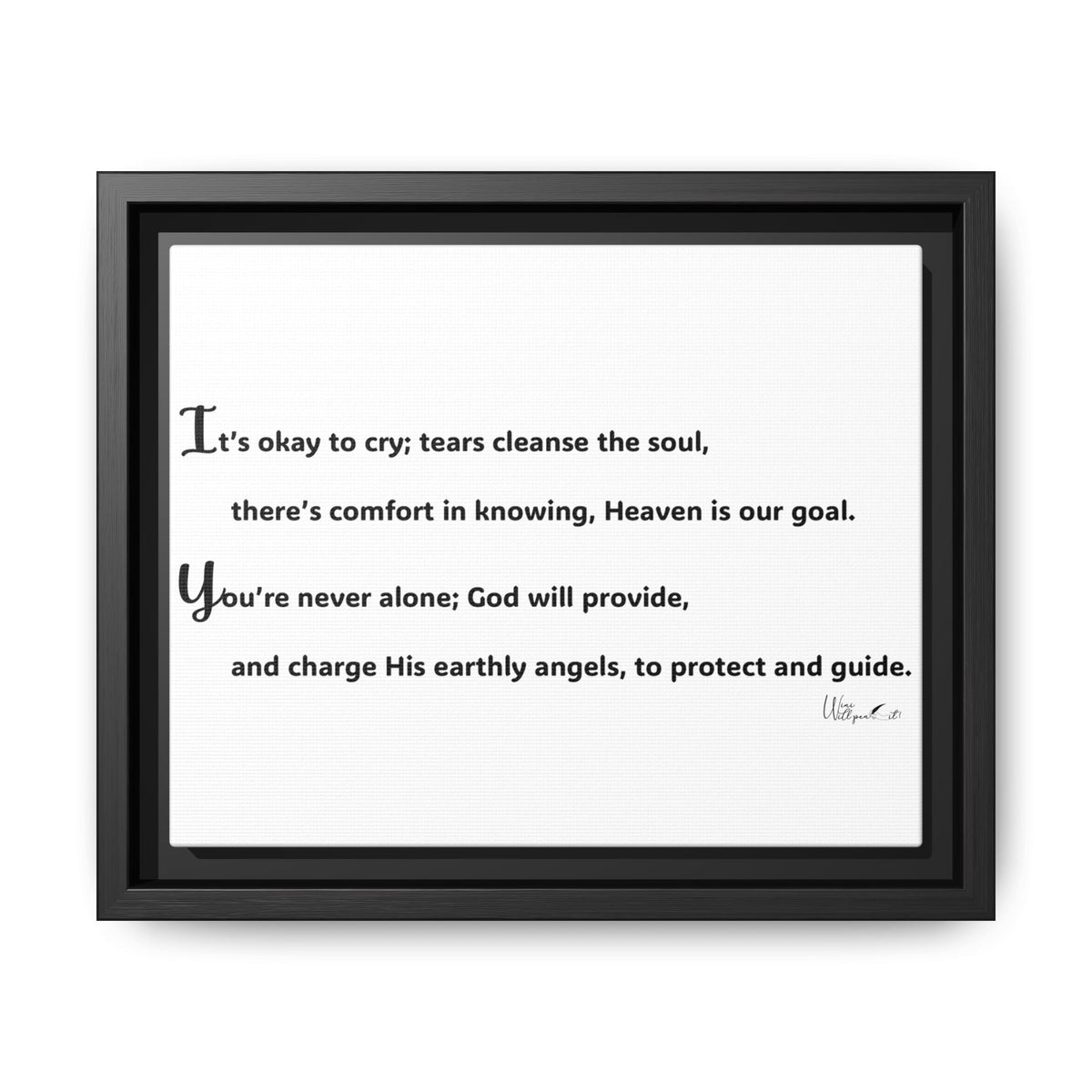 Matte Canvas, Framed (Multi-color)