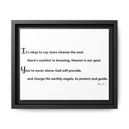 Matte Canvas, Framed (Multi-color)