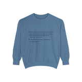 Unisex Garment-Dyed Sweatshirt