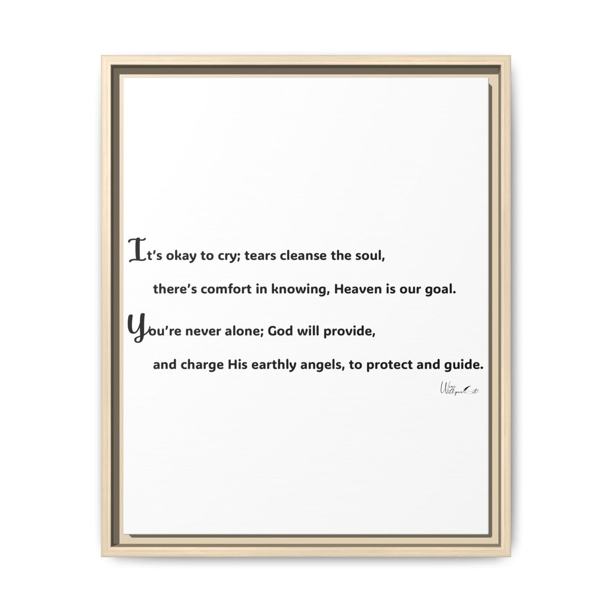 Matte Canvas, Framed (Multi-color)