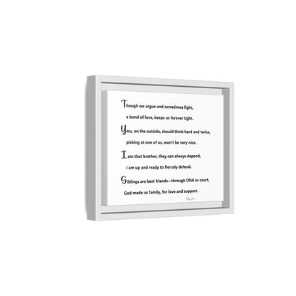 Matte Canvas, Framed (Multi-color)
