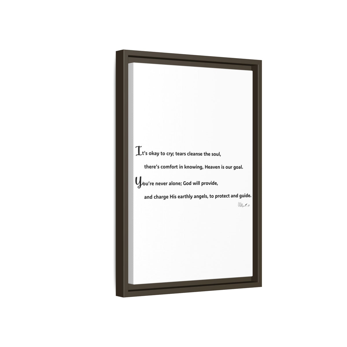Matte Canvas, Framed (Multi-color)
