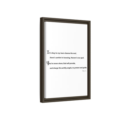 Matte Canvas, Framed (Multi-color)