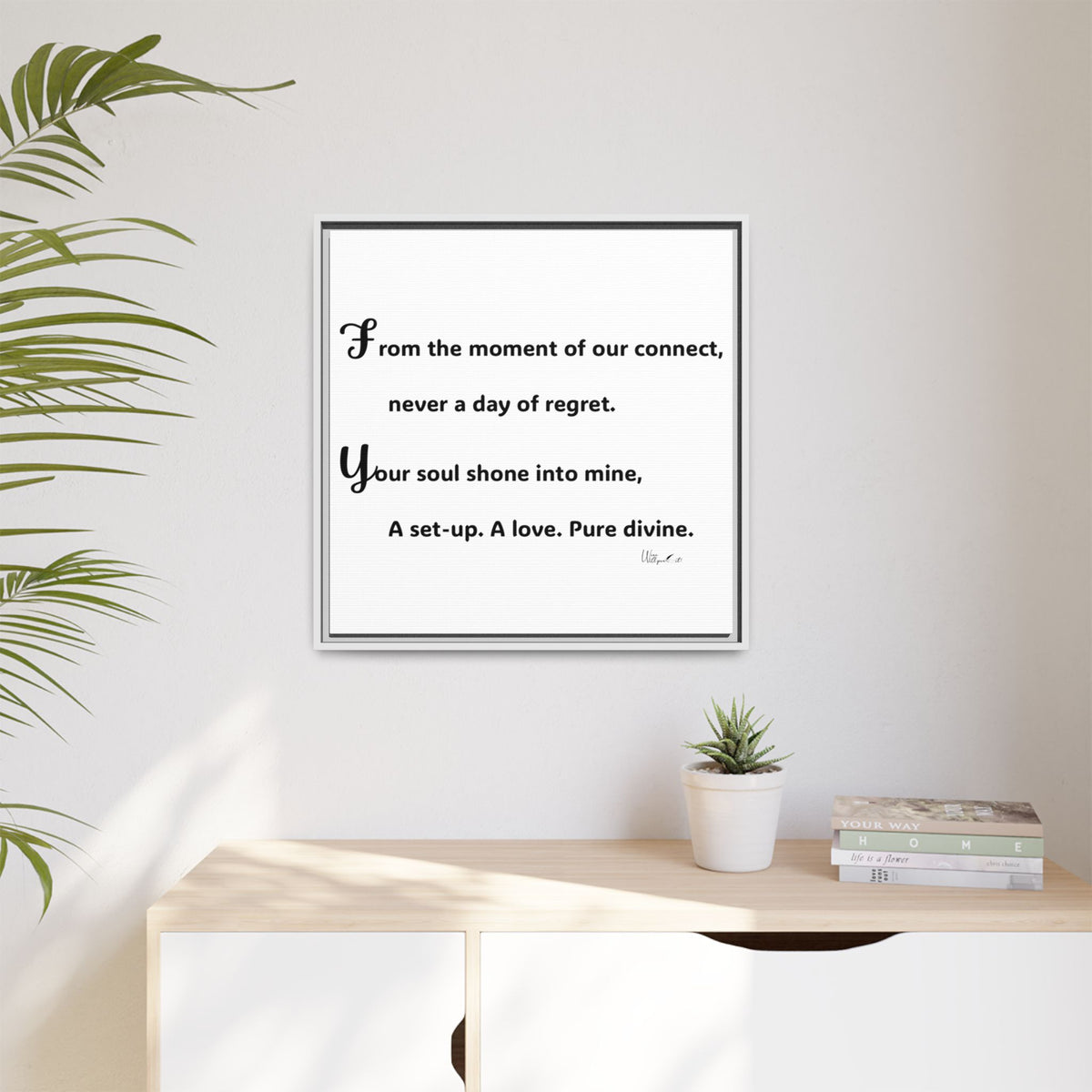 Matte Canvas, Framed (Multi-color)