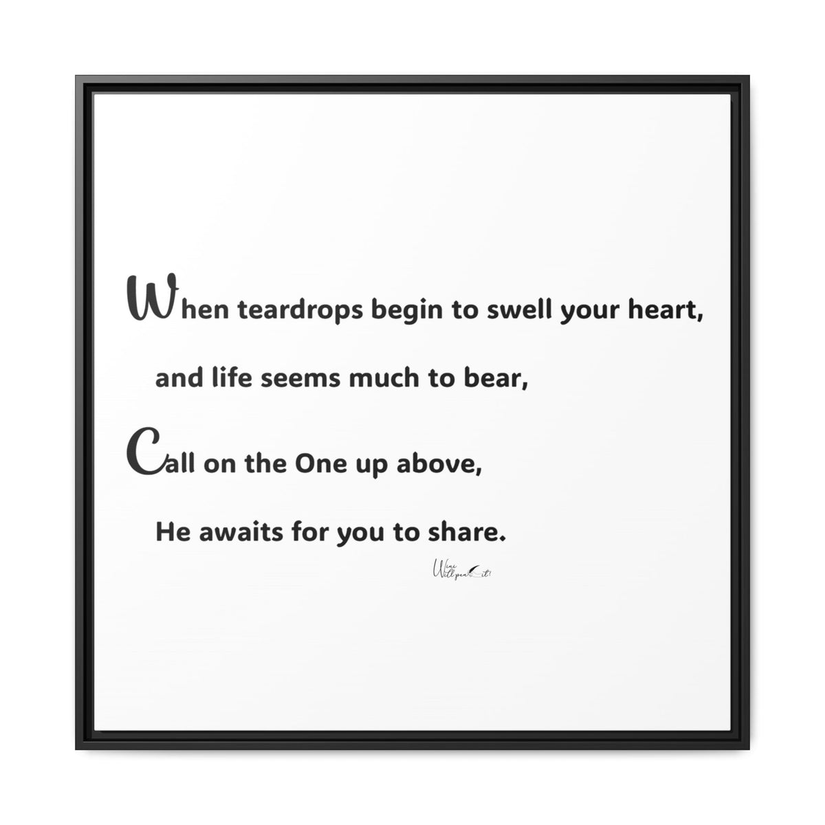 Matte Canvas, Framed (Multi-color)