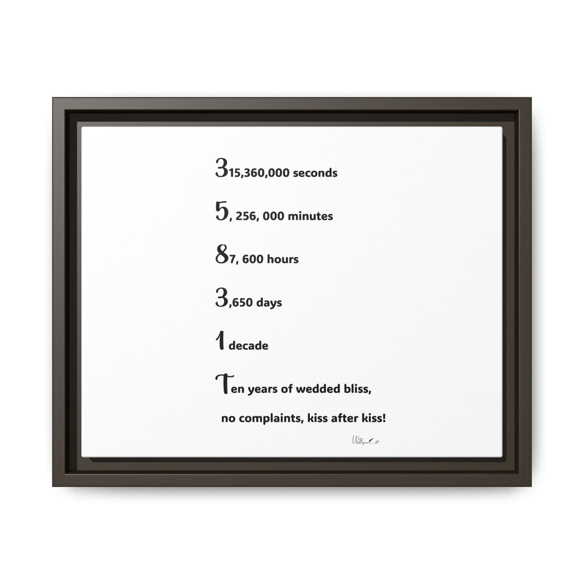 Matte Canvas, Framed (Multi-color)
