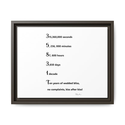 Matte Canvas, Framed (Multi-color)