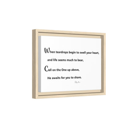 Matte Canvas, Framed (Multi-color)