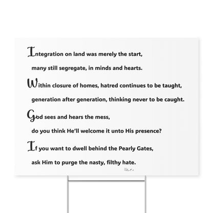 Yard Sign