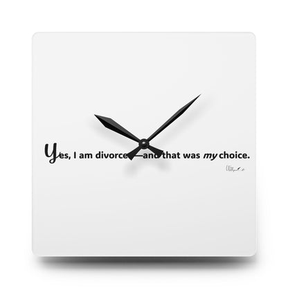 Acrylic Wall Clock