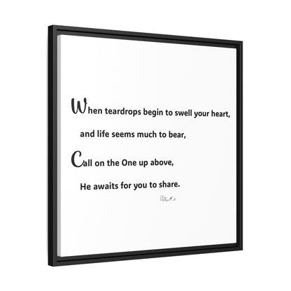 Matte Canvas, Framed (Multi-color)
